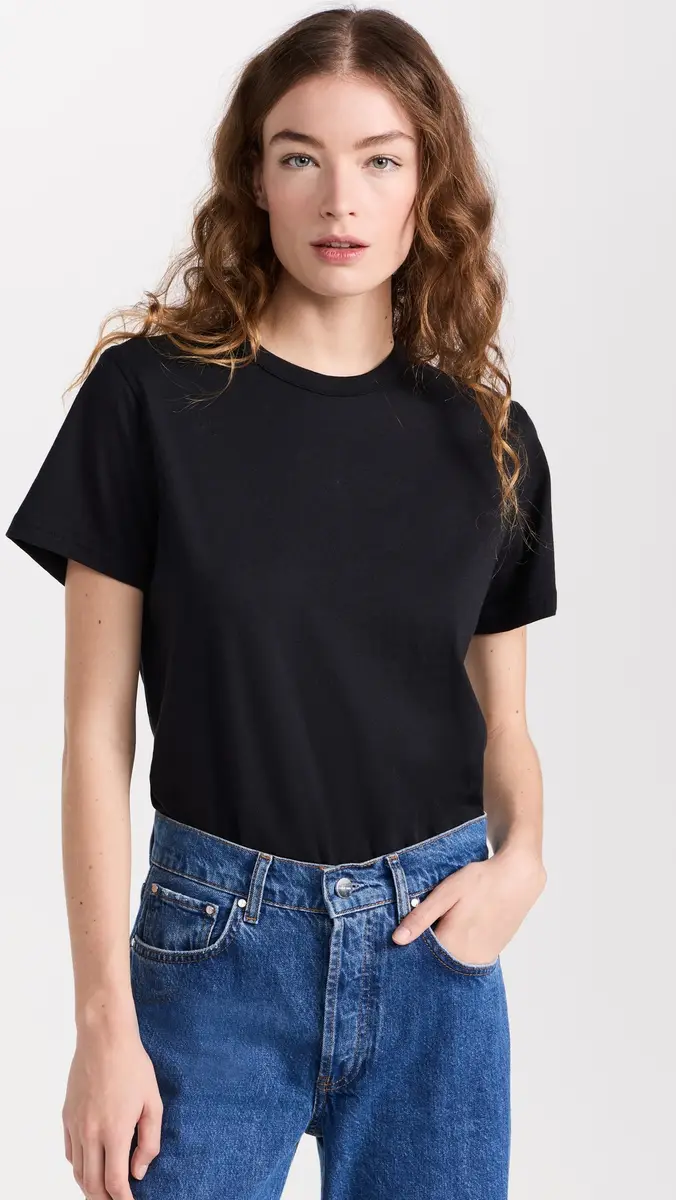 Sold Out NYC The Iconically Soft Perfect Tee in Black Black | Thumbnail 2