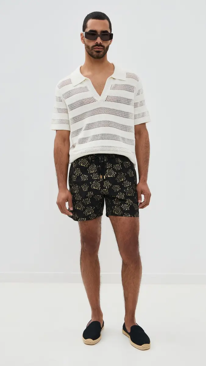 Vilebrequin Moopea wim Shorts 5 Noir | Thumbnail 5 Vilebrequin Moopea wim Shorts 5 Noir | Thumbnail 5