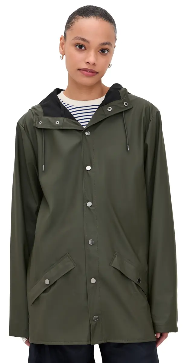 Rains Rain Jacket Green | Image 1 Rains Rain Jacket Green | Image 1