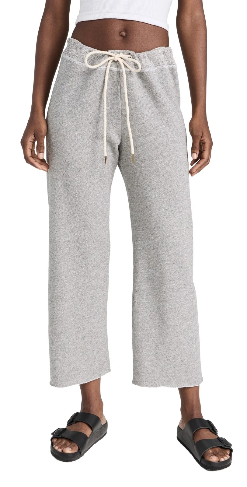 The Great. THE GREAT. The Wide Leg Cropped Sweatpants