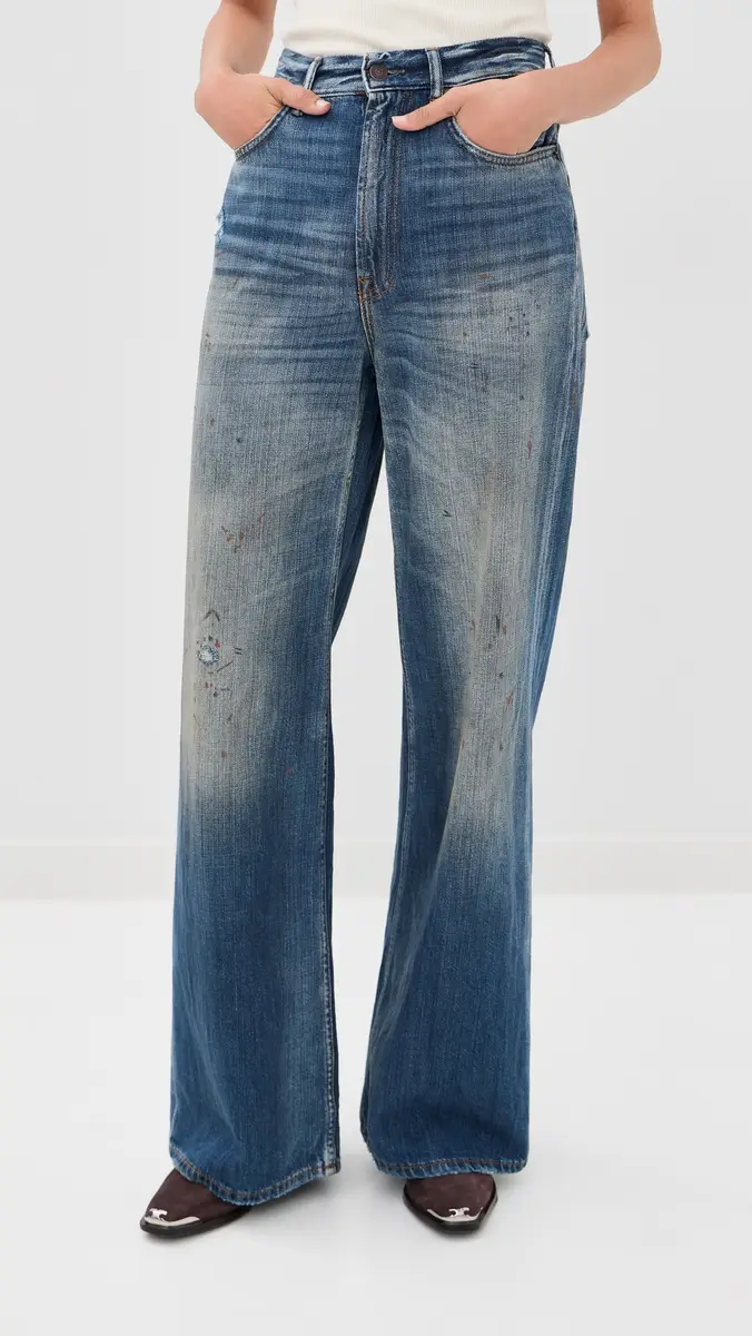 Acne Studios 2022 Distressed Jeans Mid Blue | Thumbnail 3 Acne Studios 2022 Distressed Jeans Mid Blue | Thumbnail 3