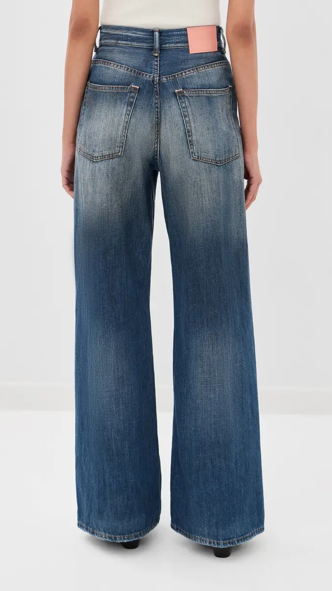 Acne Studios 2022 Distressed Jeans Mid Blue | Thumbnail 4 Acne Studios 2022 Distressed Jeans Mid Blue | Thumbnail 4