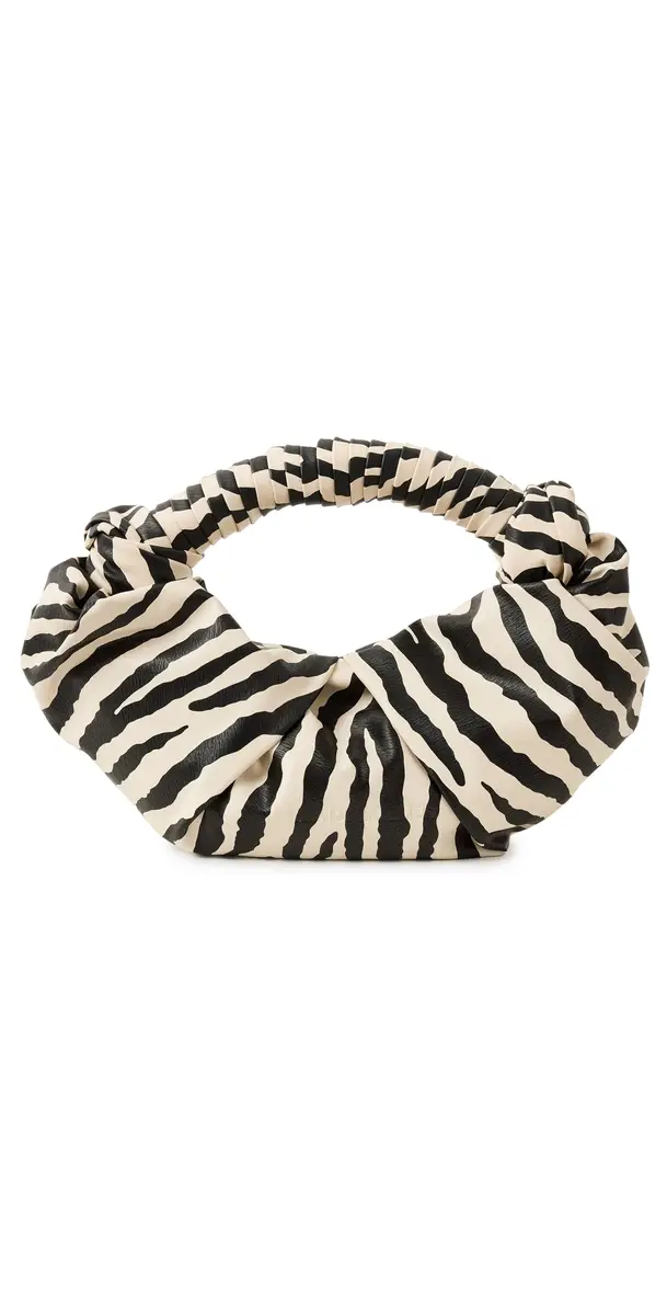 SIMONMILLER Faux Leather Lopsy Bag Zebra Print One Size | Image 1 SIMONMILLER Faux Leather Lopsy Bag Zebra Print One Size | Image 1