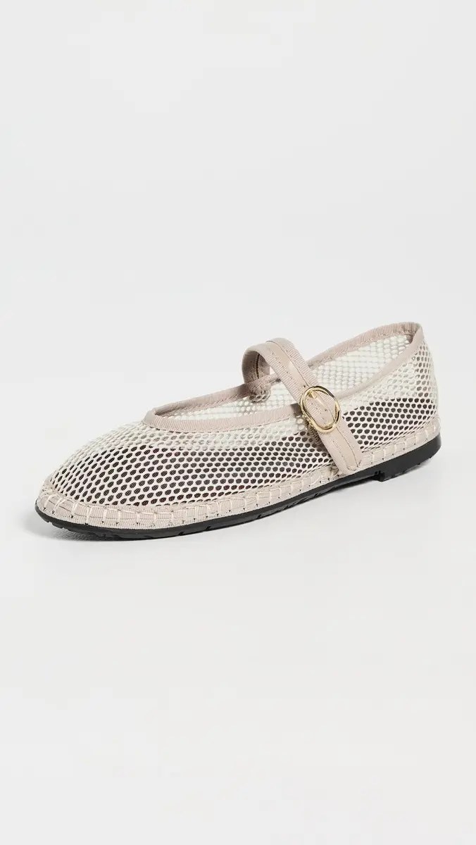 Flabelus Isabella Mesh Mary Jane Flats | Thumbnail 2