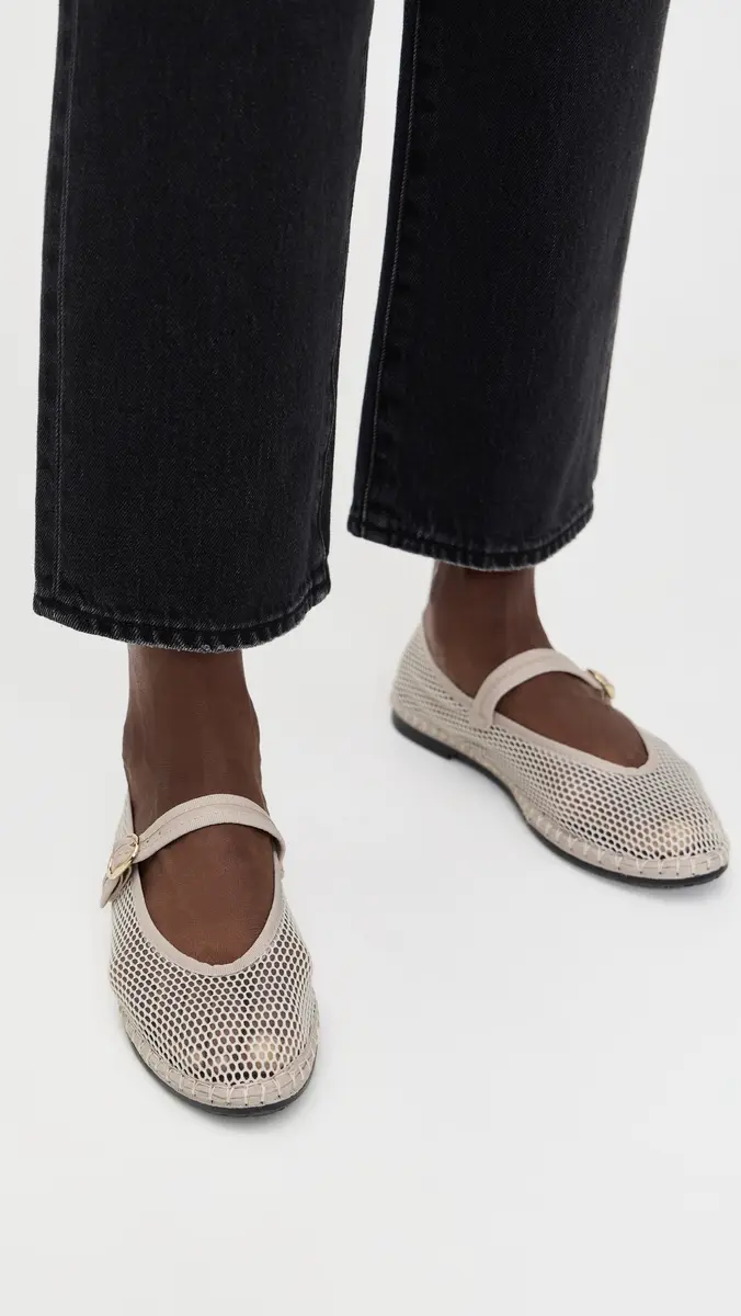 Flabelus Isabella Mesh Mary Jane Flats | Thumbnail 3