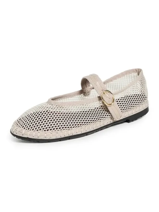Isabella Mesh Mary Jane Flats