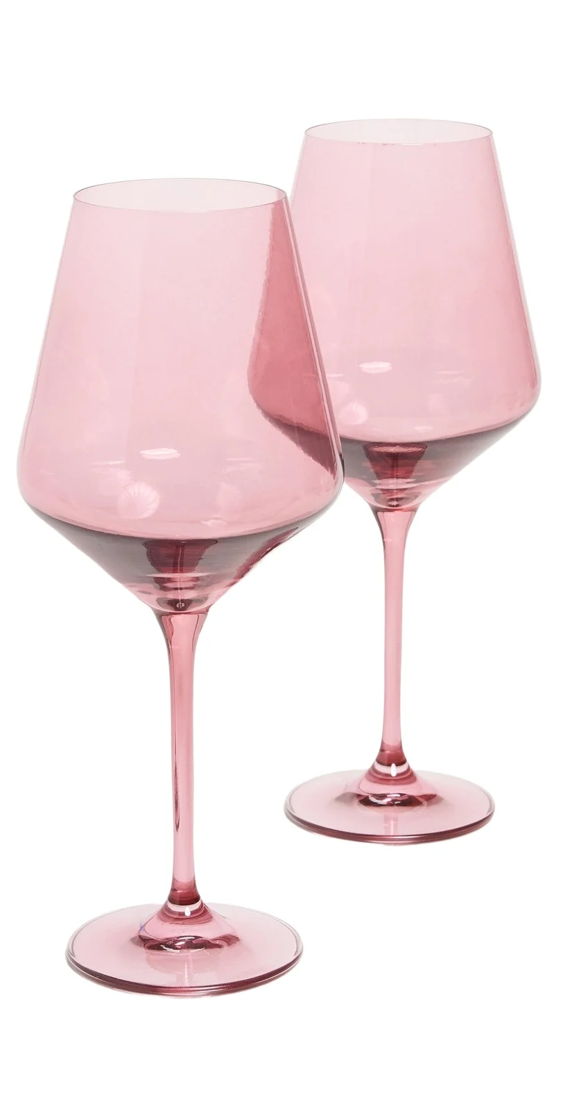 Estelle Colored Glass Stemware Set of 2