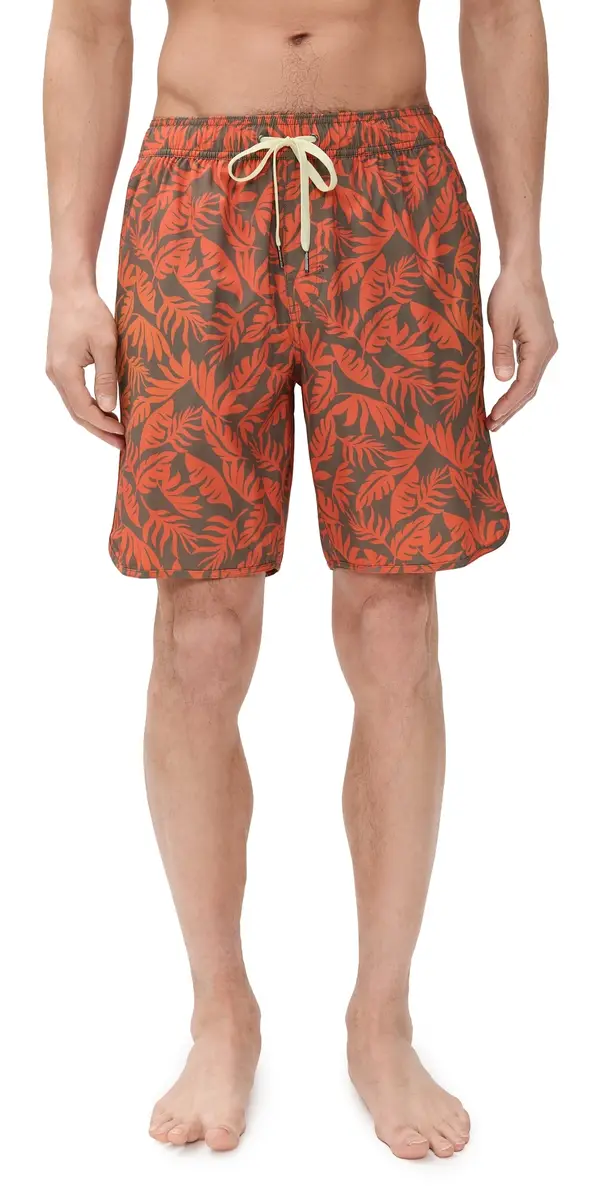 Fair Harbor The Anchor Swim Trunks 8 Orange eaves | Image 1 Fair Harbor The Anchor Swim Trunks 8 Orange eaves | Image 1