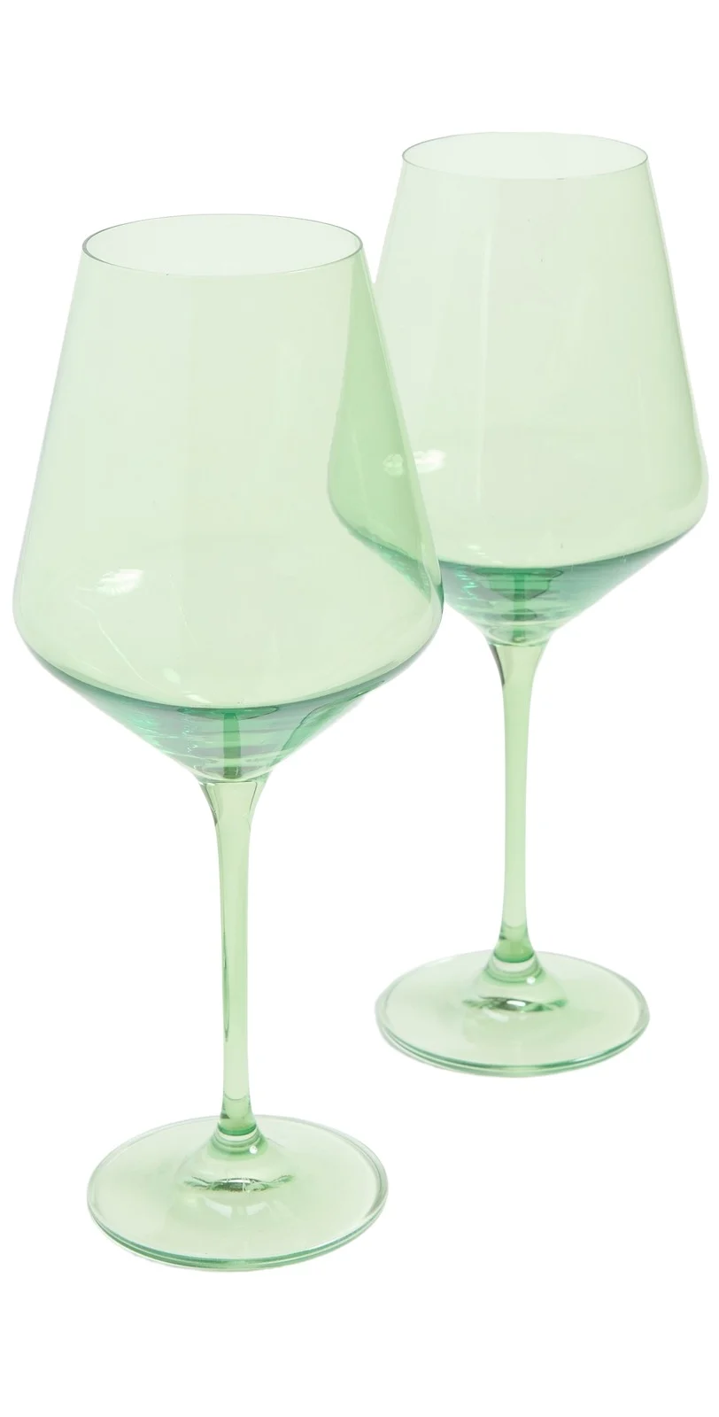 Estelle Colored Glass Stemware Set of 2