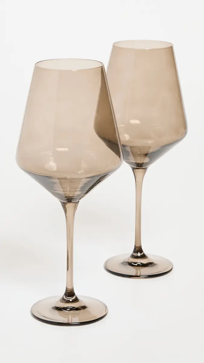 Estelle Colored Glass Stemware Set of 2 | Thumbnail 2 Estelle Colored Glass Stemware Set of 2 | Thumbnail 2