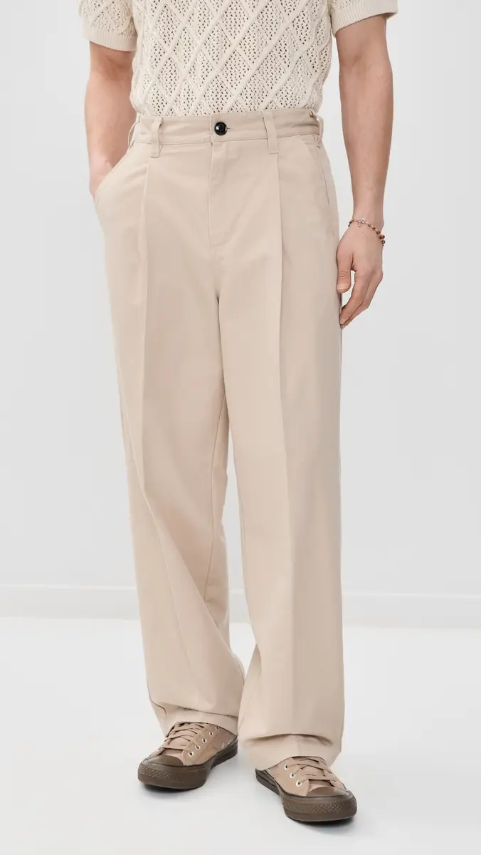 Obey Dean Pleated Khaki Pants | Thumbnail 2 Obey Dean Pleated Khaki Pants | Thumbnail 2
