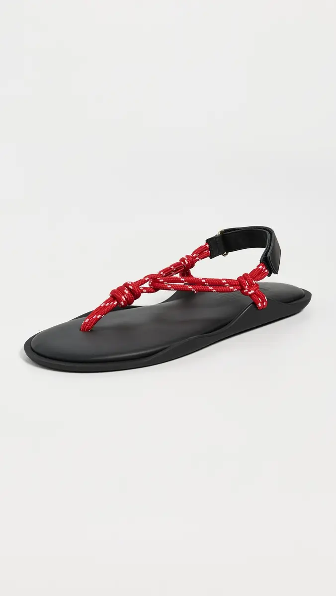 Flòwze Flo Rope Sandals Red | Thumbnail 2