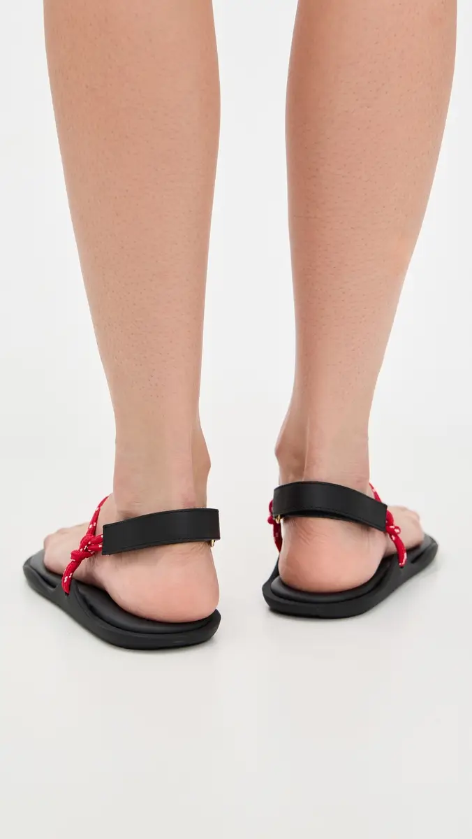 Flòwze Flo Rope Sandals Red | Thumbnail 4