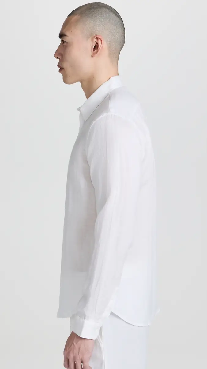 Onia Air Linen Long Sleeve Shirt | Thumbnail 4