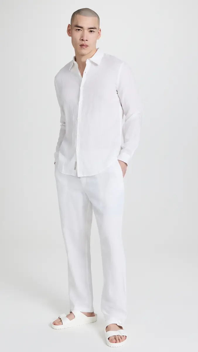 Onia Air Linen Long Sleeve Shirt | Thumbnail 5