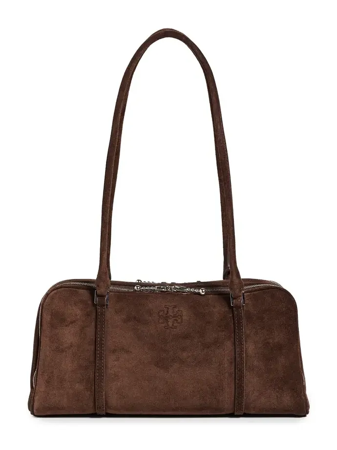 Marshmallow Suede Small Satchel