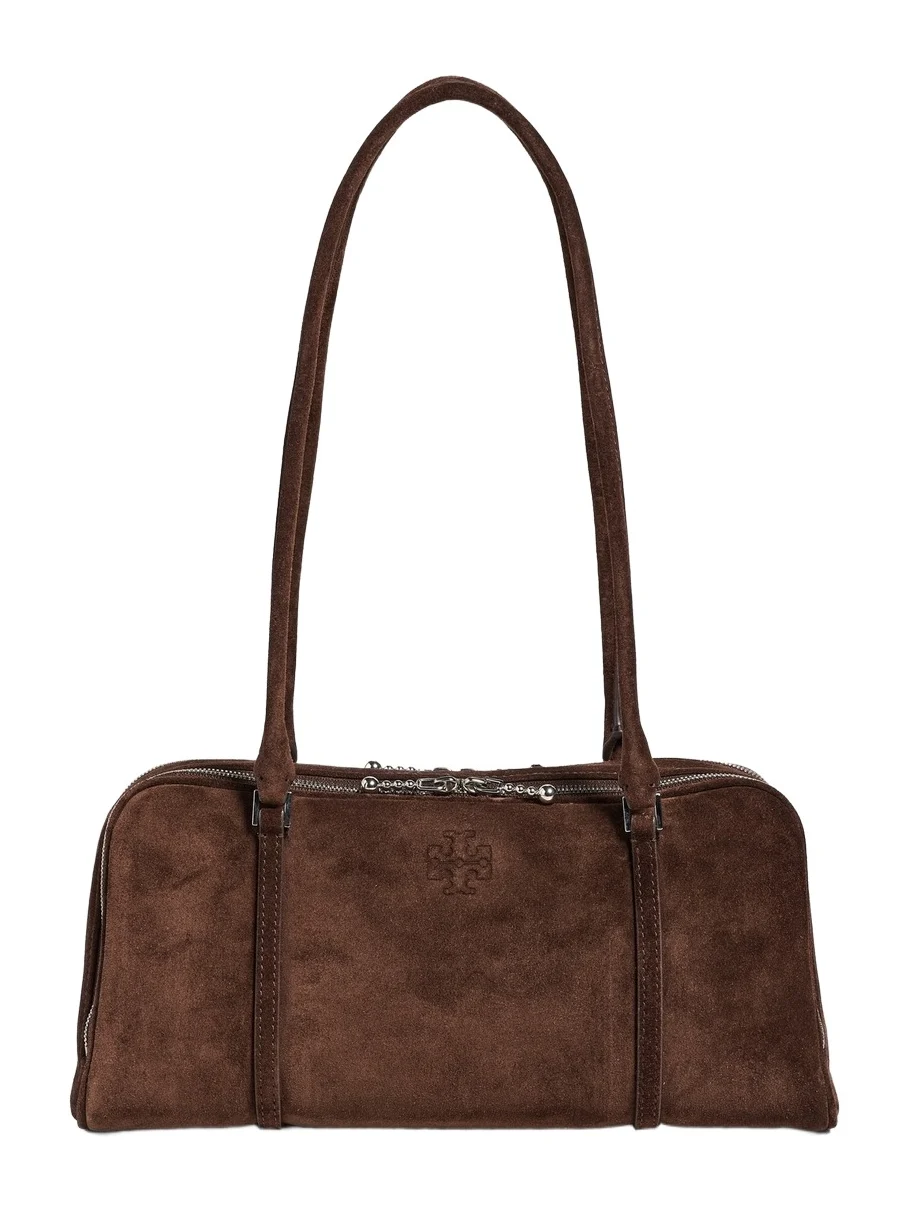 Tory Burch Marshmallow Suede Small Satchel