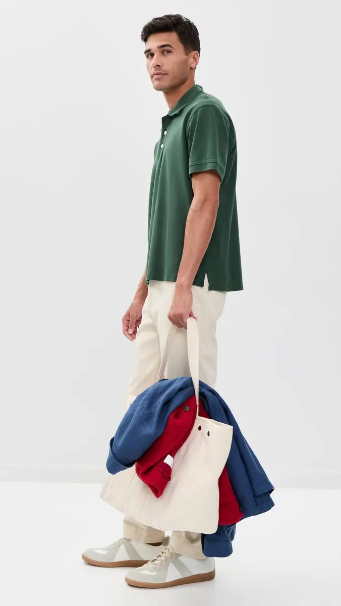 Alex Mill Ryan Short Sleeve Pique Polo | Thumbnail 5 Alex Mill Ryan Short Sleeve Pique Polo | Thumbnail 5