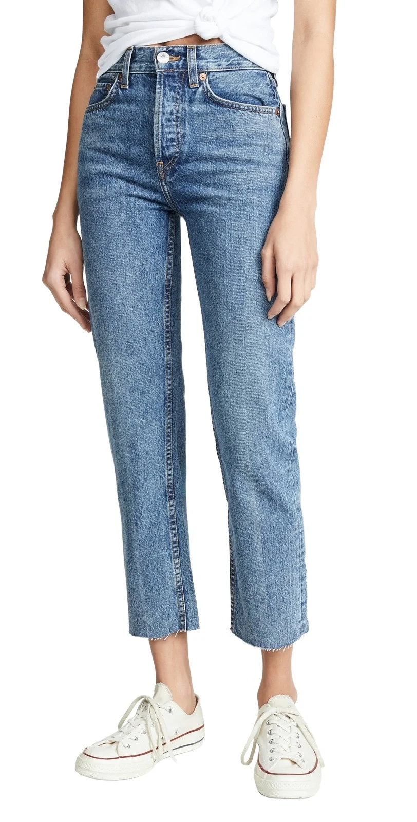 High Rise Rigid Stove Pipe Jeans High Rise Rigid Stove Pipe Jeans
