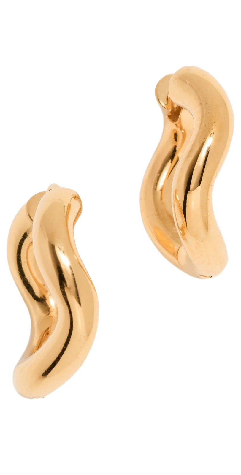 CHARLOTTE CHESNAIS Wave Hoop Earrings