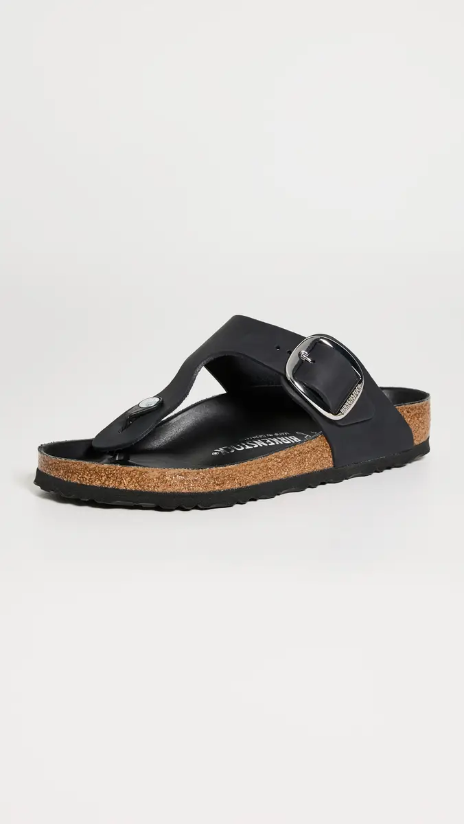 Birkenstock Gizeh Big Buckle Sandals Black | Thumbnail 2 Birkenstock Gizeh Big Buckle Sandals Black | Thumbnail 2