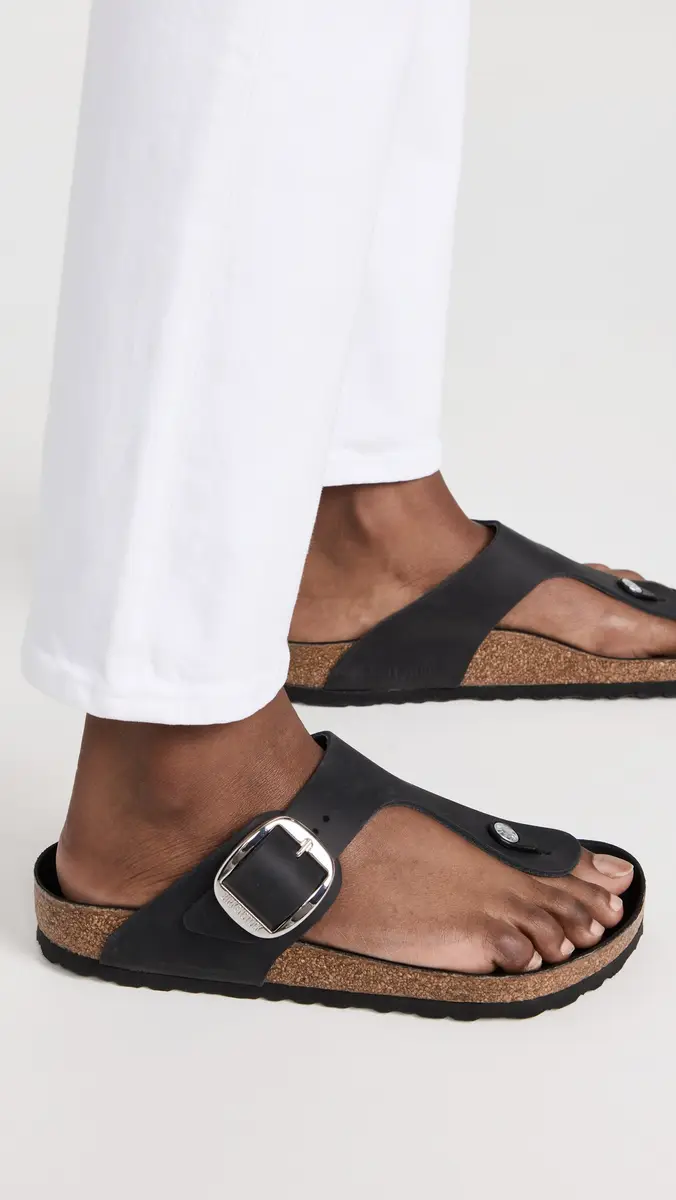 Birkenstock Gizeh Big Buckle Sandals Black | Thumbnail 3 Birkenstock Gizeh Big Buckle Sandals Black | Thumbnail 3