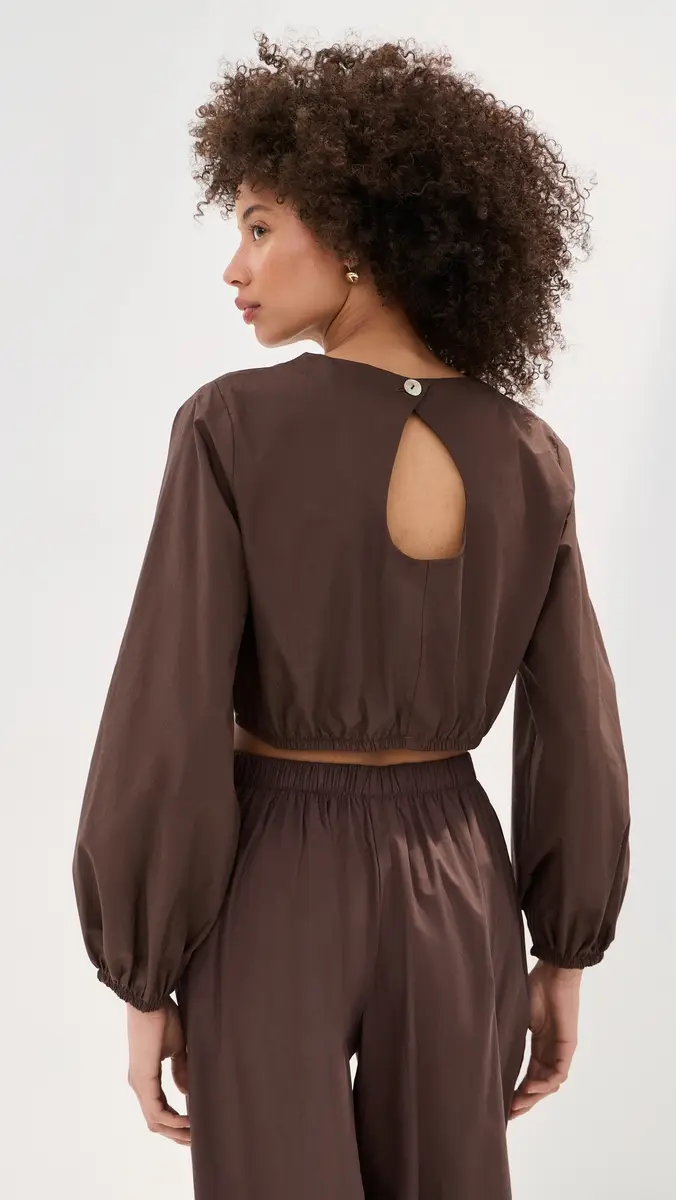 LE BOP Lillian Cropped Blouse | Thumbnail 3 LE BOP Lillian Cropped Blouse | Thumbnail 3