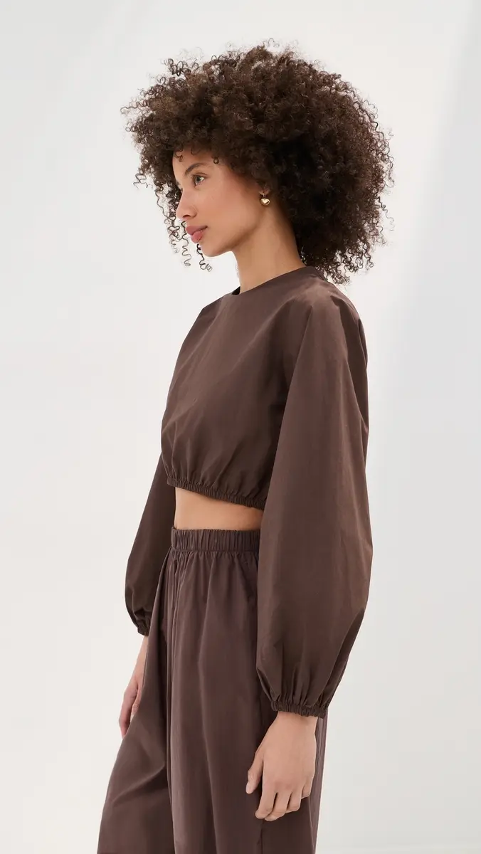 LE BOP Lillian Cropped Blouse | Thumbnail 4 LE BOP Lillian Cropped Blouse | Thumbnail 4