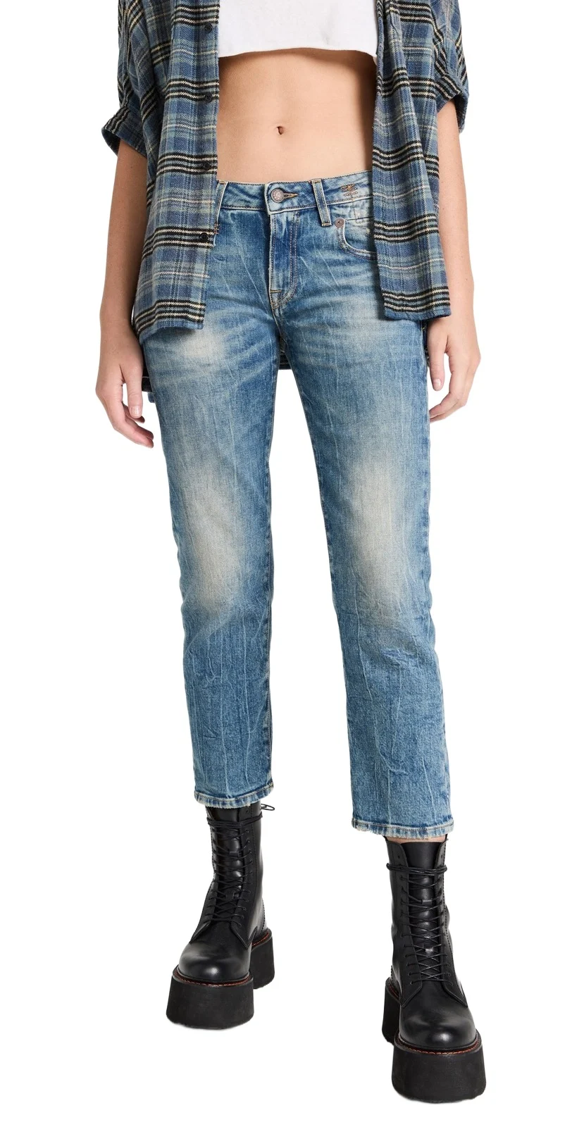 R13 Boy Straight Leg Jeans