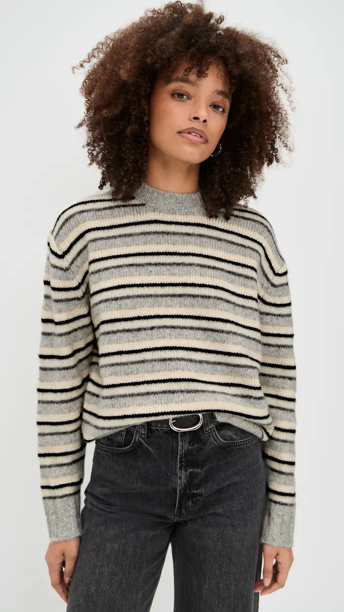 Pistola Hanna Sweater Grey White Stripe | Thumbnail 2