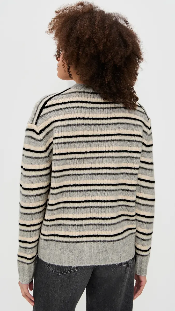 Pistola Hanna Sweater Grey White Stripe | Thumbnail 3