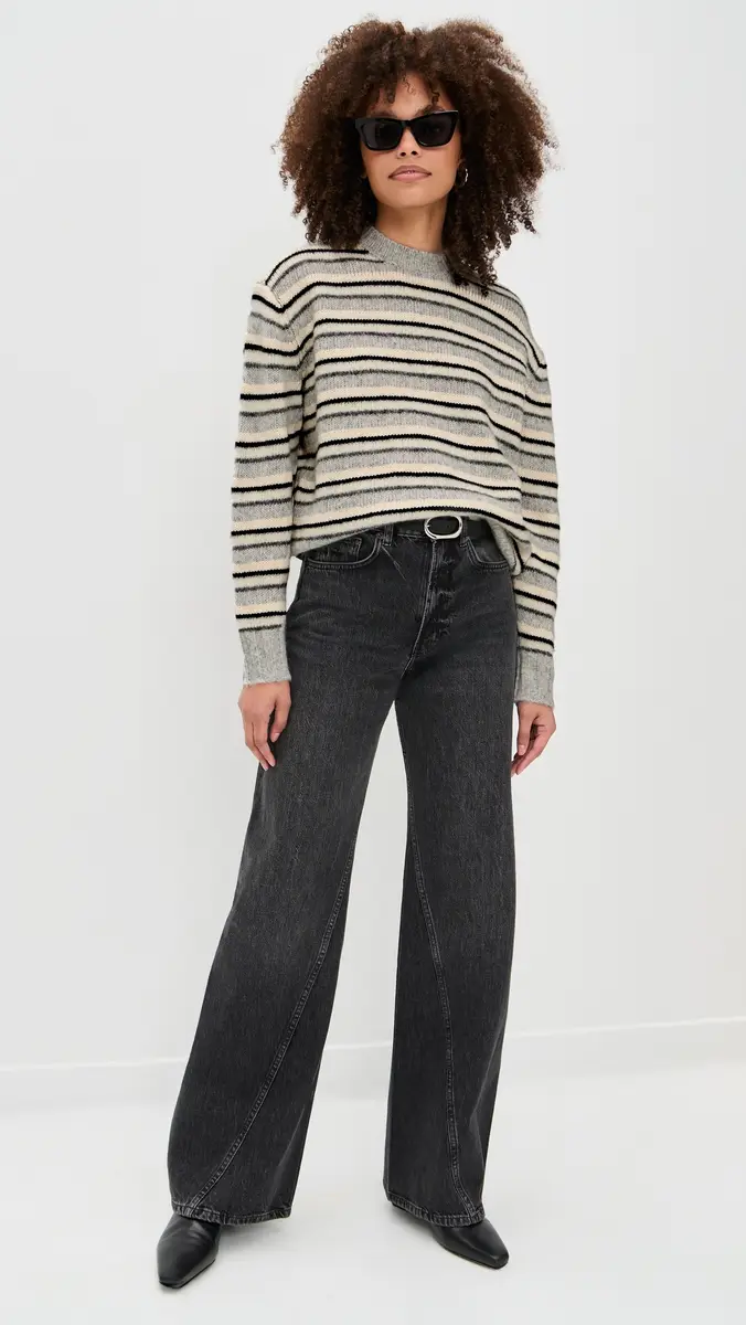 Pistola Hanna Sweater Grey White Stripe | Thumbnail 5