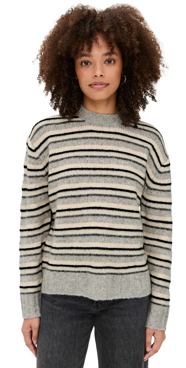 Pistola Hanna Sweater Grey White Stripe | Image 1 Pistola Hanna Sweater Grey White Stripe | Image 1