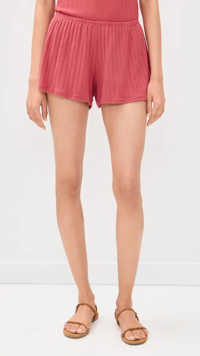 DONNI. DONNI. The Pointelle Tap Shorts | Thumbnail 2 DONNI. DONNI. The Pointelle Tap Shorts | Thumbnail 2