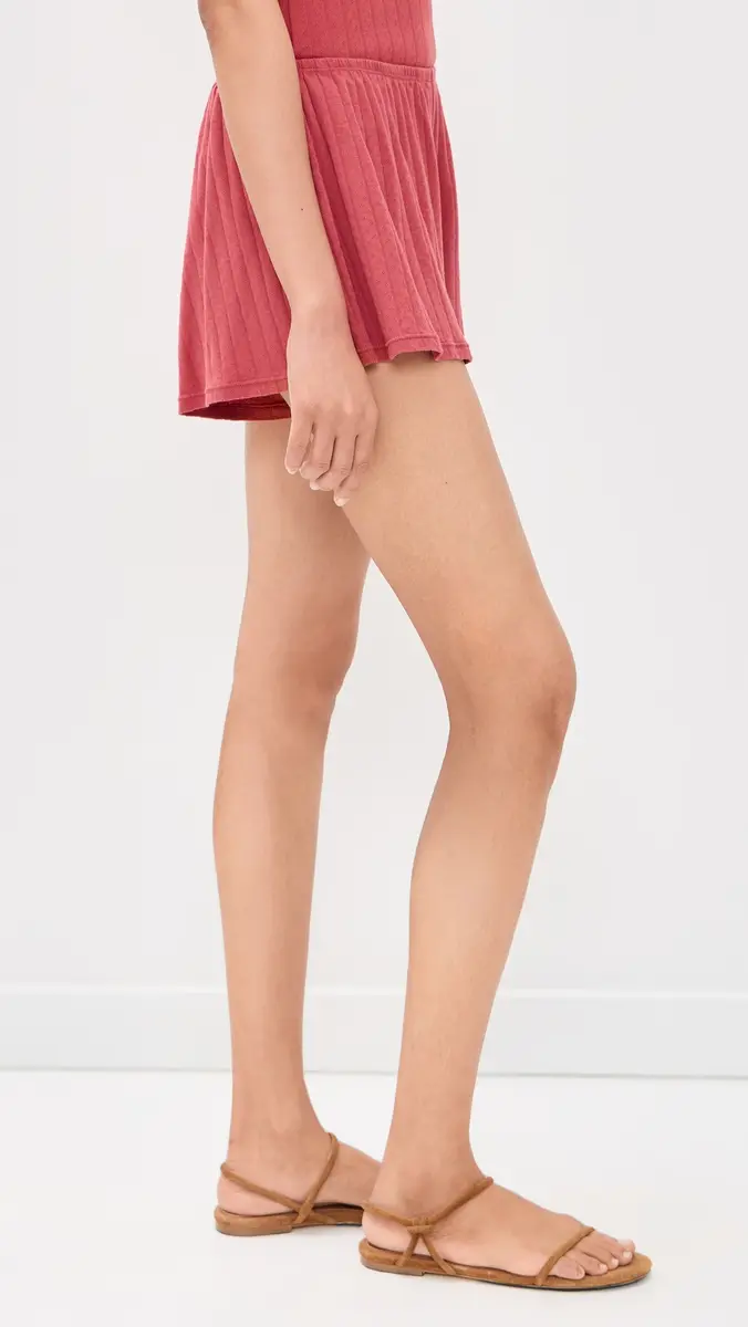 DONNI. DONNI. The Pointelle Tap Shorts | Thumbnail 4 DONNI. DONNI. The Pointelle Tap Shorts | Thumbnail 4