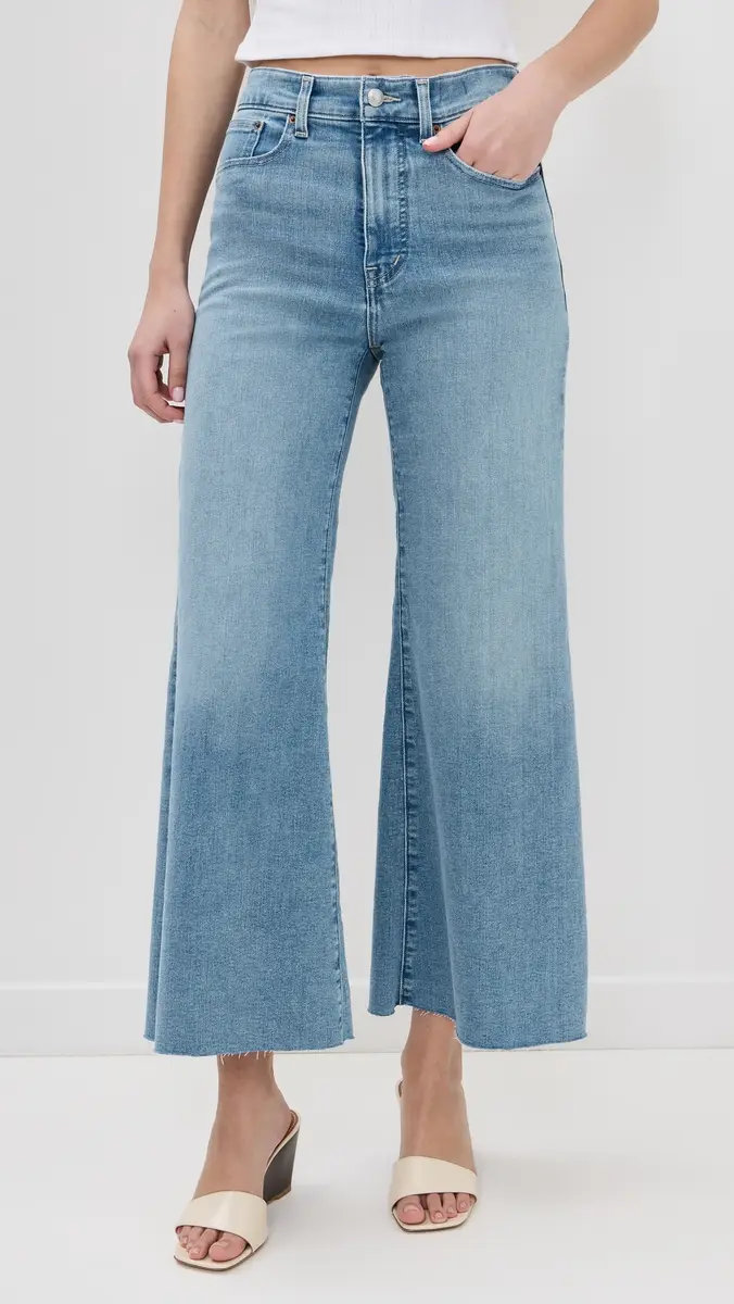 Madewell Flared Wide Leg Jeans Corley Wash | Thumbnail 2
