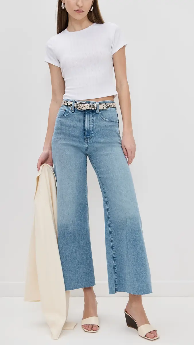 Madewell Flared Wide Leg Jeans Corley Wash | Thumbnail 5