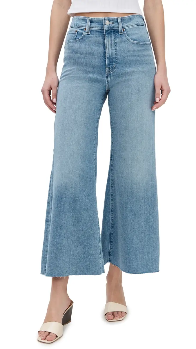 Flared Wide Leg Jeans Corley Wash Flared Wide Leg Jeans Corley Wash
