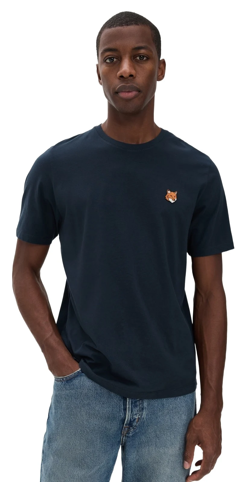 Maison Kitsuné Fox Head Patch Regular Tee