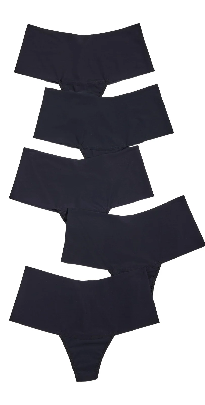 Breathe High Rise Thong 5 Pack