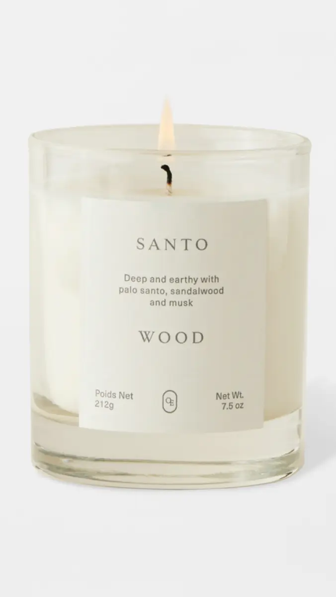 Oak Essentials Santo Wood Candle No Color | Thumbnail 2 Oak Essentials Santo Wood Candle No Color | Thumbnail 2