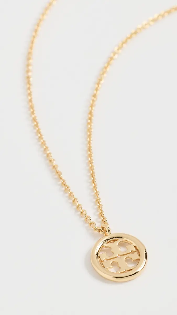 Tory Burch Icon Circle Pendant Necklace | Thumbnail 2 Tory Burch Icon Circle Pendant Necklace | Thumbnail 2