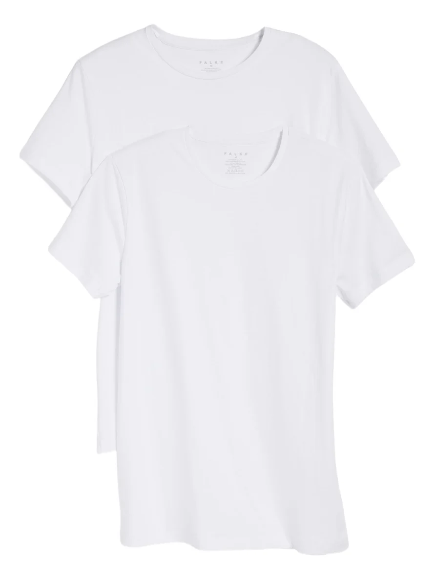 FALKE 2-Pack Cotton Crew Neck Tee