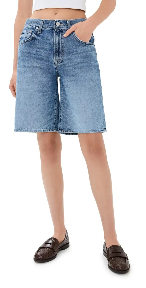 TWP Bennie Shorts Vintage Denim | Image 1 TWP Bennie Shorts Vintage Denim | Image 1