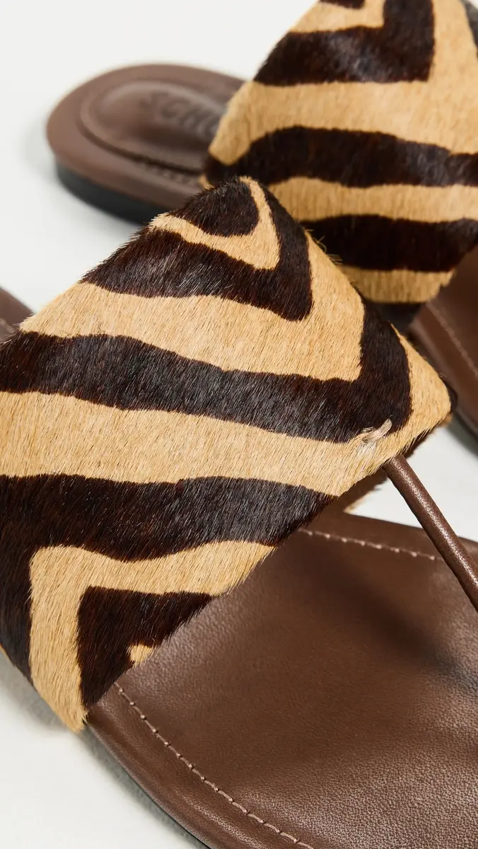 Schutz Martha Flats Natural/Pecan Brown | Thumbnail 6 Schutz Martha Flats Natural/Pecan Brown | Thumbnail 6