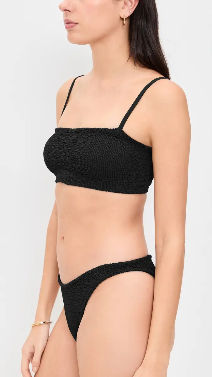 Hunza G Gigi Bikini Set Black One Size | Thumbnail 4