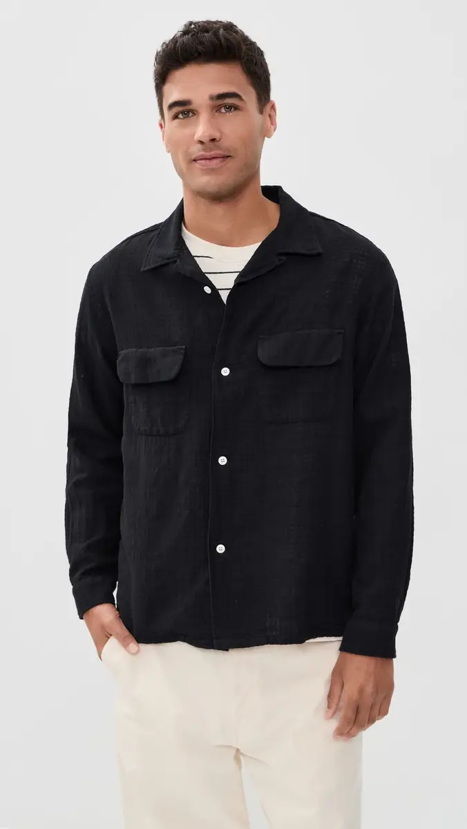 Knickerbocker Penny Loom Shirt Black Black | Thumbnail 2 Knickerbocker Penny Loom Shirt Black Black | Thumbnail 2