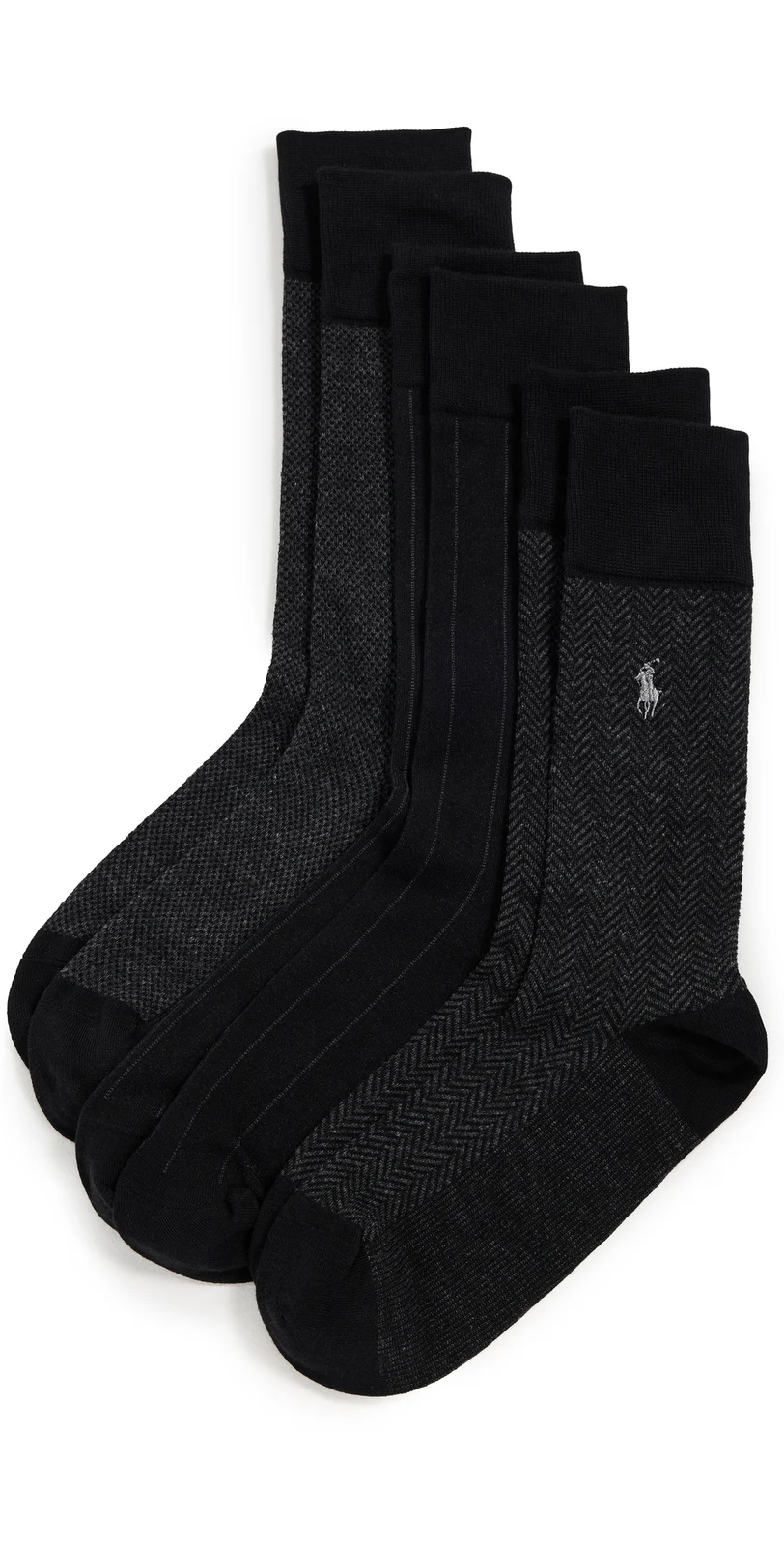 Classic Pattern Dress Socks 3 Pack