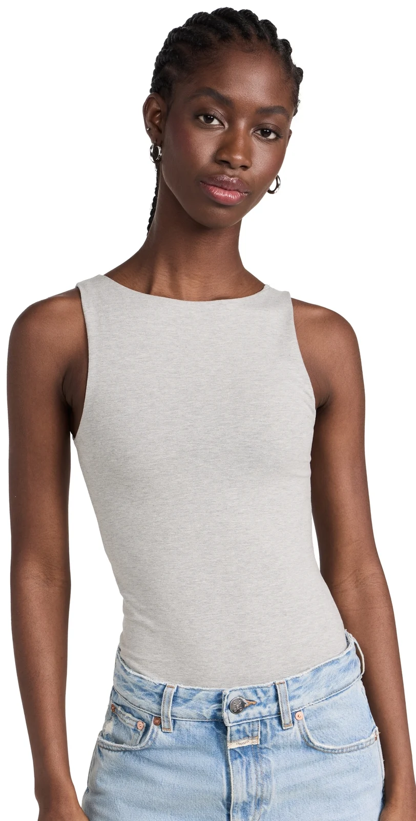 High Neck Tank Thong Bodysuit High Neck Tank Thong Bodysuit