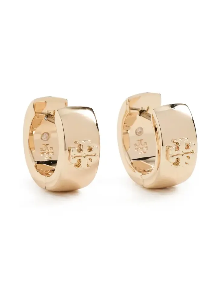 Wide Icon Huggie Hoop Earrings Wide Icon Huggie Hoop Earrings